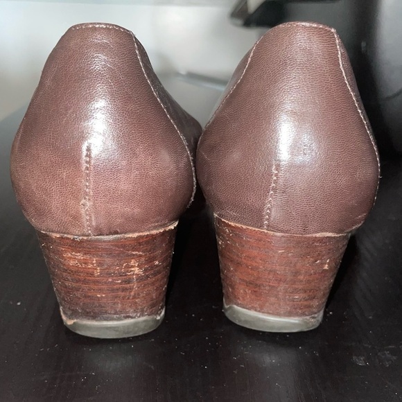 Clarks Pumps Artisan Mary Jane Chunky Block Low Heels Loafers Slip-on Shoes - Picture 6 of 11